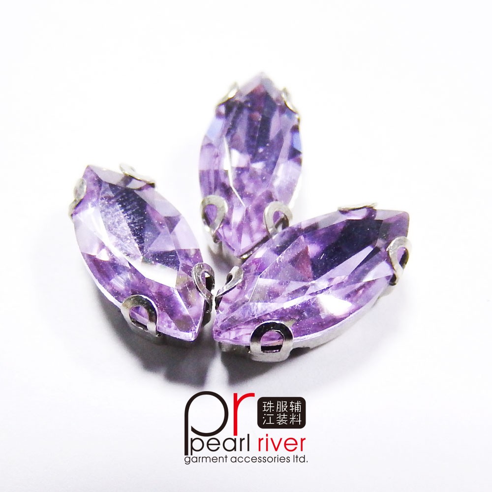 Glass Stones For Jewelry Purple Decorative Glass Stones Colored Glass