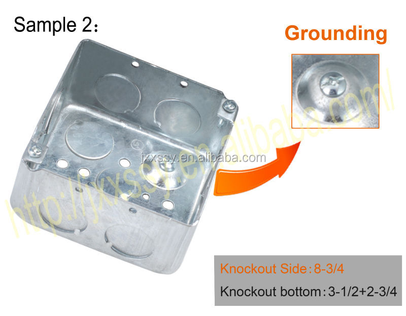 4''square Stainless Steel Decorative Electrical Switch Box/junction Box Buy Electric Switch