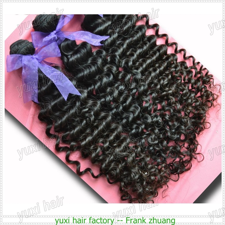 最高品質の生unprocesseブラジルのバージン毛のよこ糸のremy人間の毛髪問屋・仕入れ・卸・卸売り