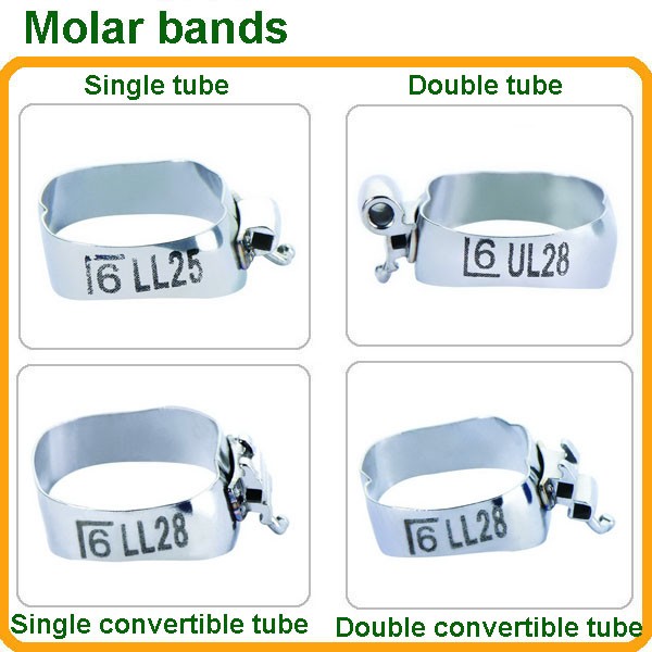 all orthodontic dental material molar bands