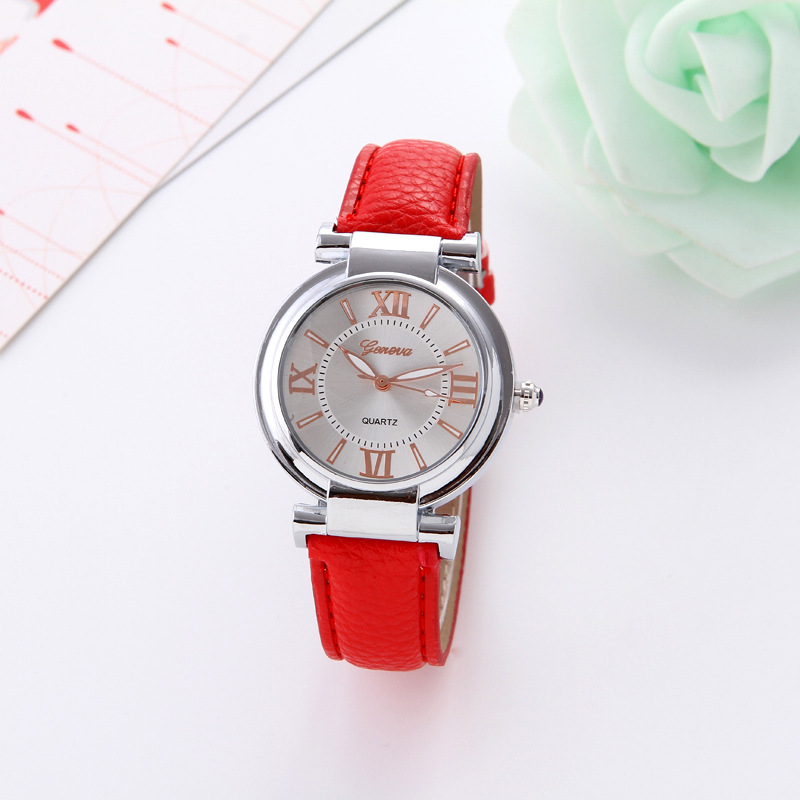 fashion decoration simple table Geneva geneva belt female watch