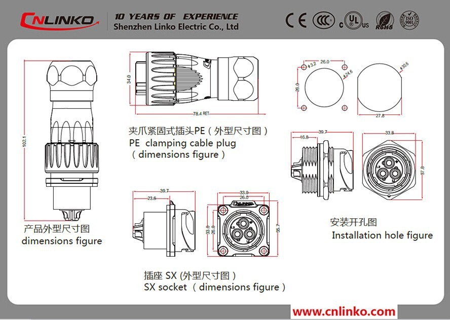 電気ケーブル光ファイバケーブルの価格2電源コネクタ光学ファイバーコア光ファイバケーブル仕入れ・メーカー・工場