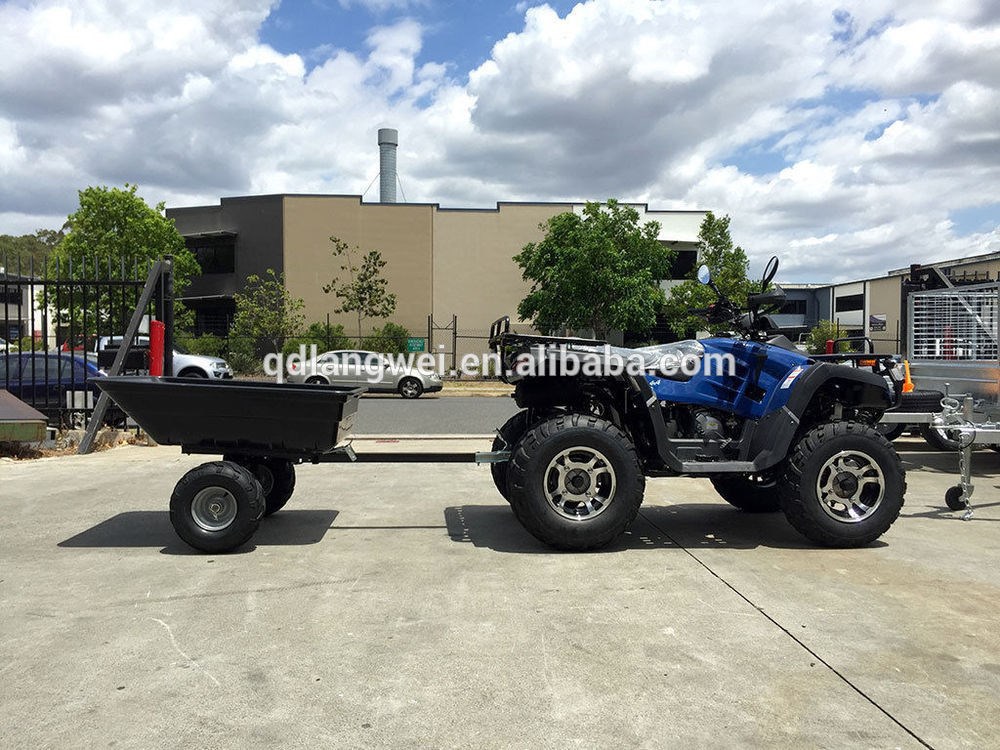 Heavy duty utility tow behind camper atv trailer