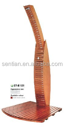Ce/acs/cupc/iso9001中国卸売高品質のメーカーst8101屋外ガーデン木製シャワーパネル仕入れ・メーカー・工場
