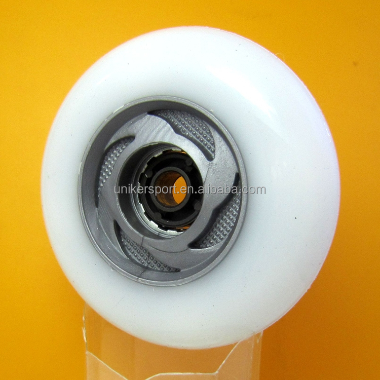 76mm*24mm、 led点滅、 ミルクpuの車輪、 プロのインラインスケートの車輪問屋・仕入れ・卸・卸売り