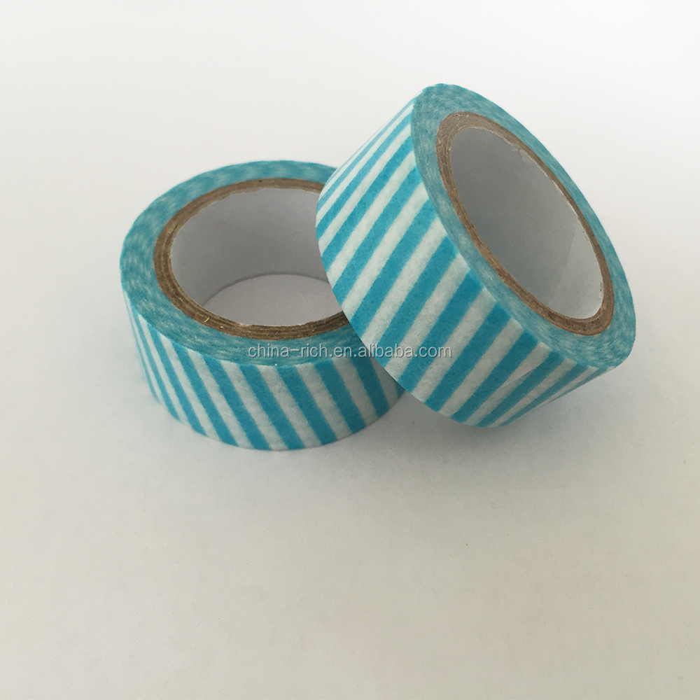 15mmx10m colorful printed peper tape for gift,packaging and