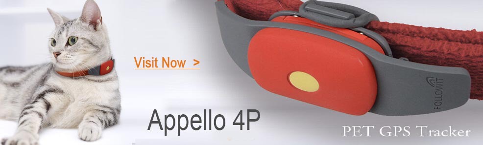 新しいペットgpsの追跡者appello3アプリ上でトラッキングセットを必要としない任意のコマンド( apn/ip) 長い作業時間150時間問屋・仕入れ・卸・卸売り