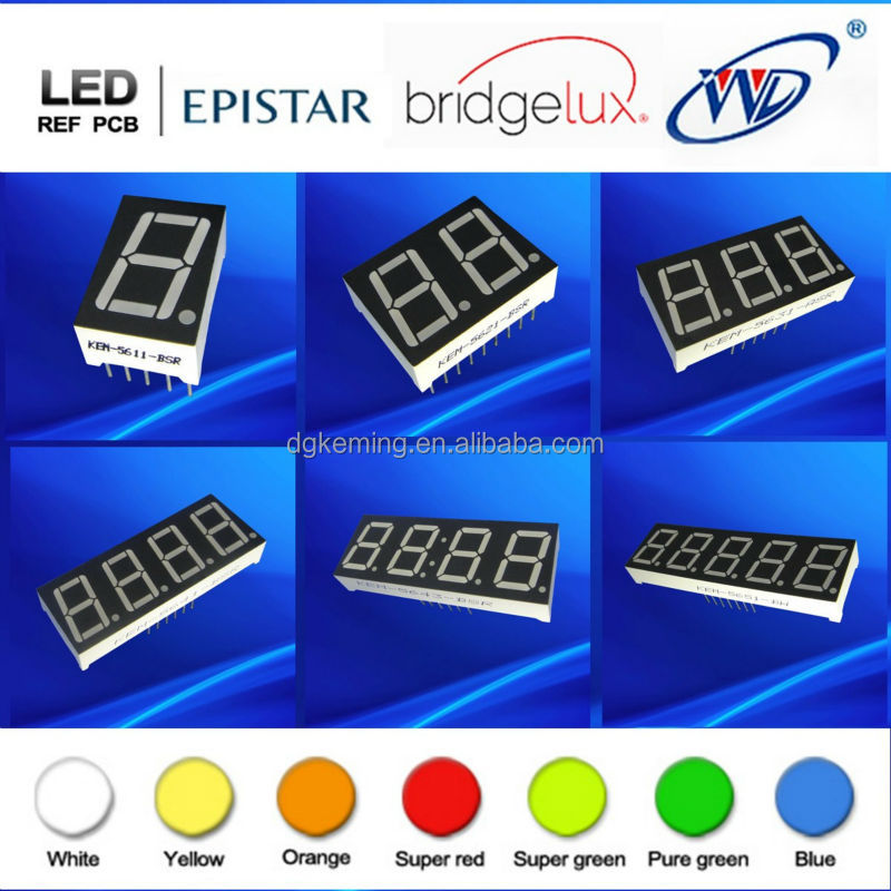 0.56 inch 4 digit led 12 pin 7 segment display China Manufacturer