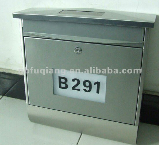 鋳鉄の金属の垂直fq-196メールボックスステンレス製ソーラーハウス番号ウォールマウントされているレターボックス問屋・仕入れ・卸・卸売り