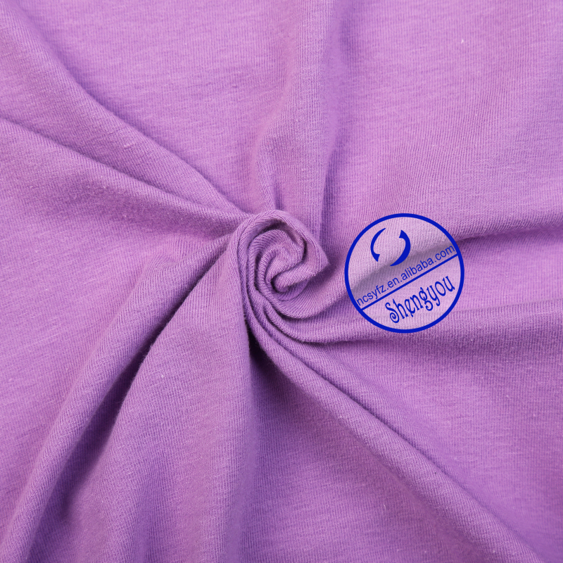 カスタム綿100％印刷された子供の紫色のロングスリーブtシャツ仕入れ・メーカー・工場