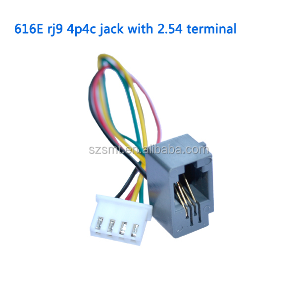 電話ジャック有線616erj94p4c2.54端子つきジャッキ仕入れ・メーカー・工場