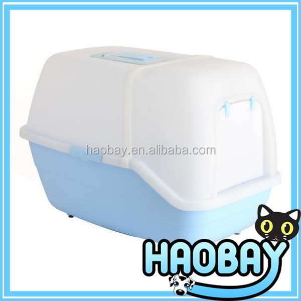 Plastic Cat Litter Box,Cat Toilet With Two Scoops - Buy Cat Litter Box 