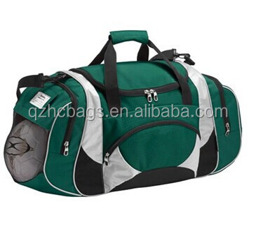 新しいデザインのスポーツバッグ付きのダッフルバッグボールポケット/サッカーボールバッグ問屋・仕入れ・卸・卸売り
