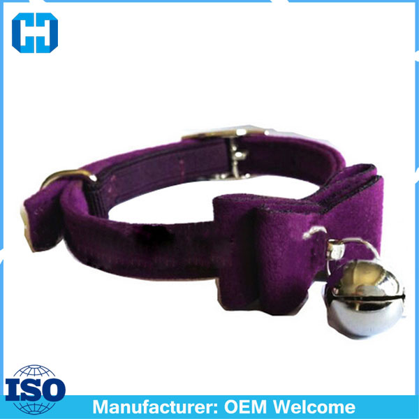 Safety-Elastic-Bowtie-Bell-Cat-Kitten-Collar-Velvet-Bow-Tie-Little-Pet-Neck-Chain-For-Cats (5)