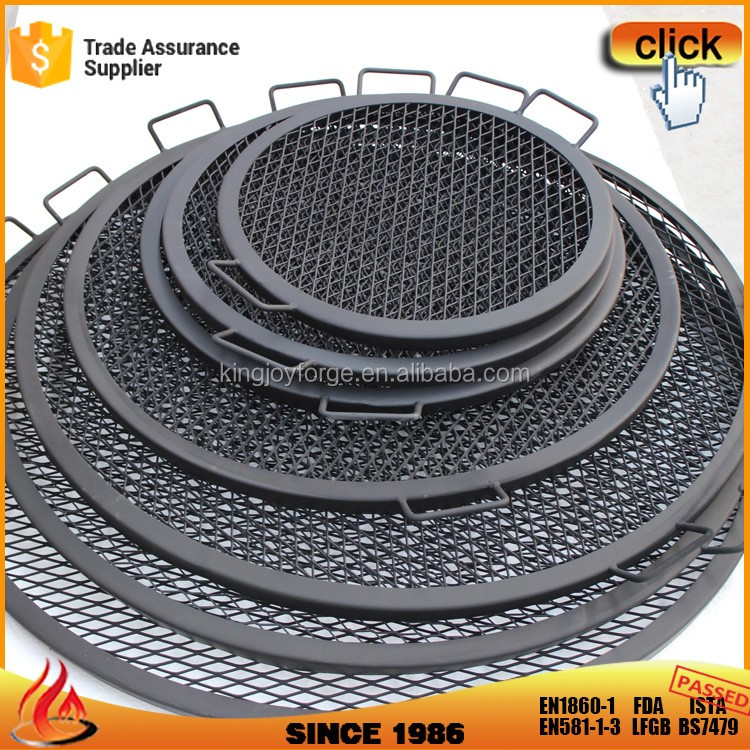 Round Iron Fire Pit Grate For Bbq