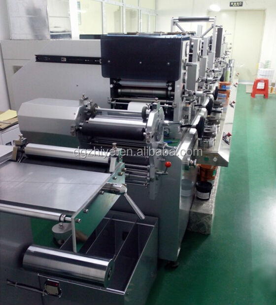 Automatic dispenser roll printing red wine labels