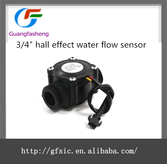 3/4" Hall Effect Water Flow Sensor Buy 3/4" Water Flow Sensor,Hall