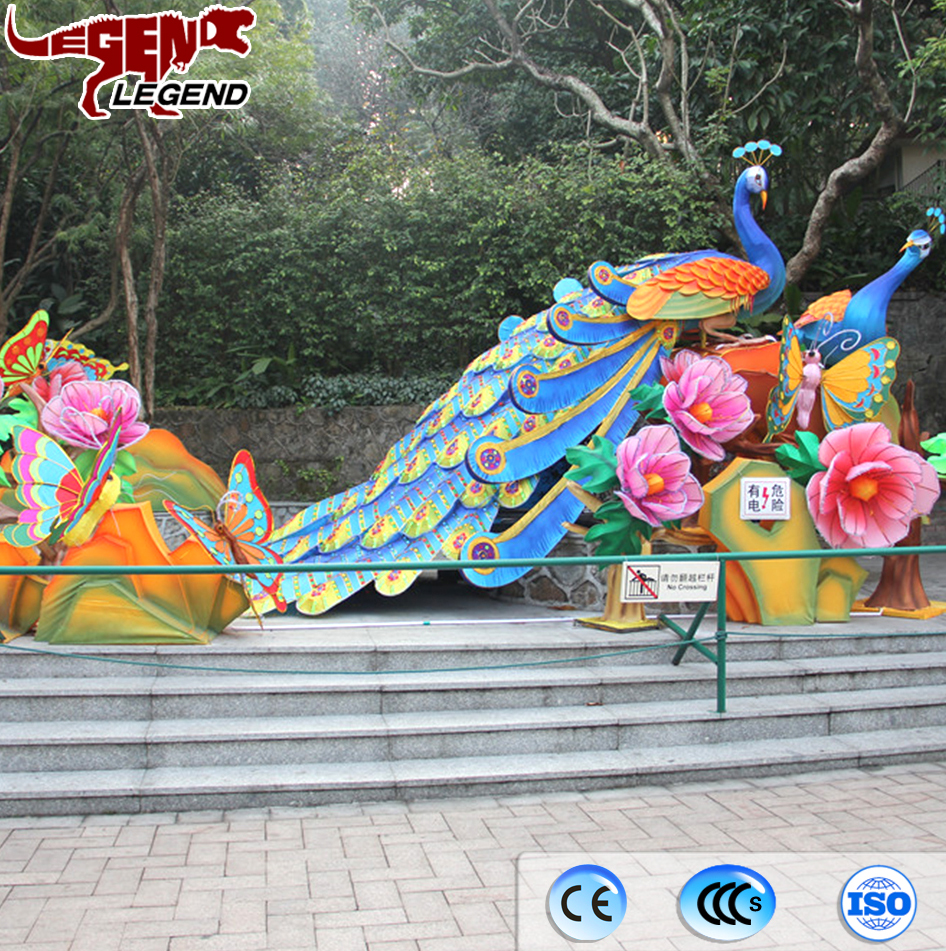 The chinese lantern festival might be the most beautiful holiday lights A Beautiful Amusement Park Decoration Colorful Animal Lantern - Buy