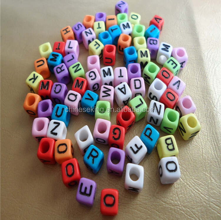 alphabet initial letter beads hand woven bracelet DIY letter beads woven bracelet custom letter bead braided bracelet handmade friendship bracelet from Miss Luv