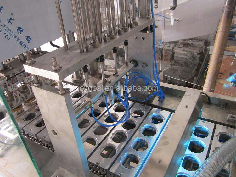 by one; automatic filling liquid or semi-liquid; sucking foils