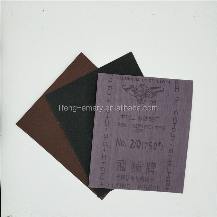 flying wheel full resin aluminum oxide abrasives emery cloth for