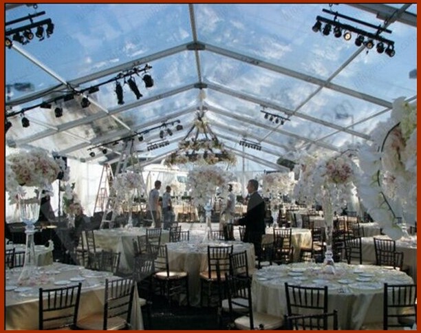 高級デザイン魅力的な ファンシー大クリア屋外結婚式パーティー テント仕入れ・メーカー・工場