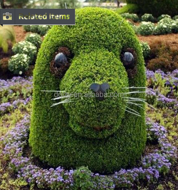 Cesped artificial animal creativo adornos de jardÃn conejo conejo ...
