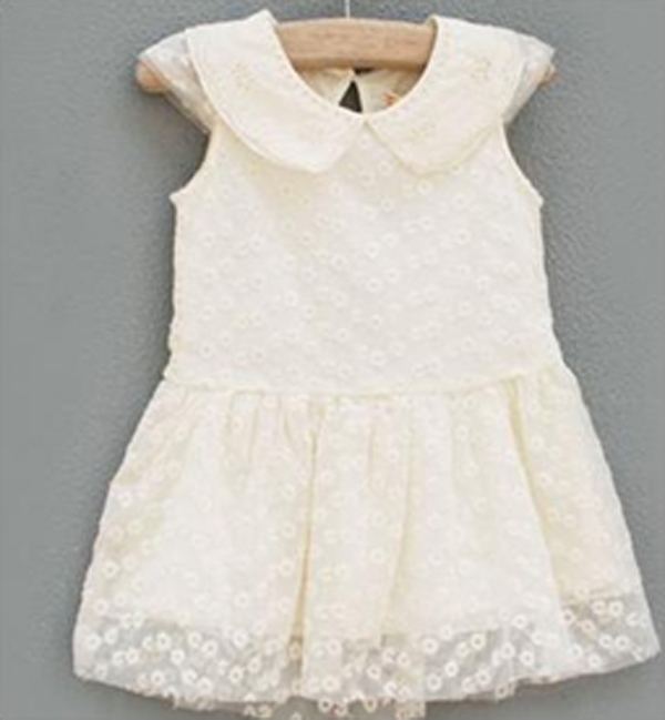 白いレースのベビードレス除草幼児のドレス仕入れ・メーカー・工場