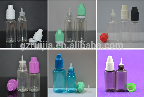 ペット明確なeliquid8ミリリットル用ボトルプラスチック製のドロッパーボトルの子は/卸売リングシールを改ざん仕入れ・メーカー・工場