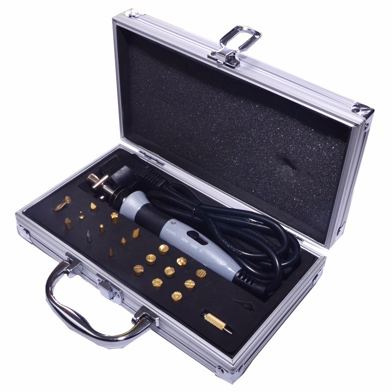 Luxury Upscale Hobbycraft Pyrography Wood Burning Tool Set Craft Pen Tips Holder Woodburning