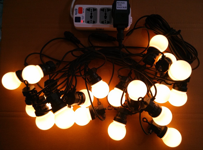 24V G50 bulb LED Festoon belt light ,LED Ball light string Outdoor Christmas Decorative Fairy ...