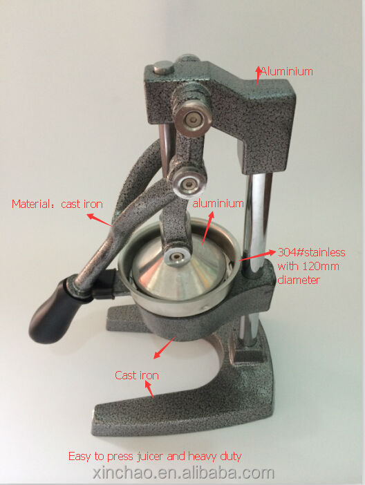 鋳鉄の大きな手とヘビーデューティーandcitrusオレンジジュースエクストラクタ問屋・仕入れ・卸・卸売り