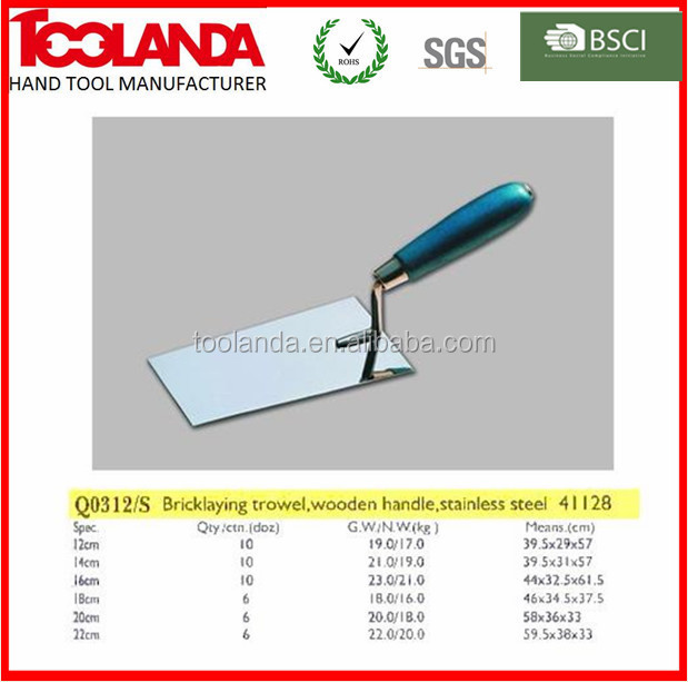 common polish carbon steel bricklaying trowel with painted wooden handle01.jpg