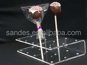 Unique Crystal Clear Square Acrylic Lollipop Rack