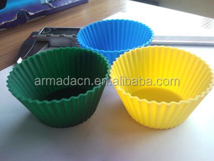 Multi-function Eco-friendly Round shape silicone cake decorating molds