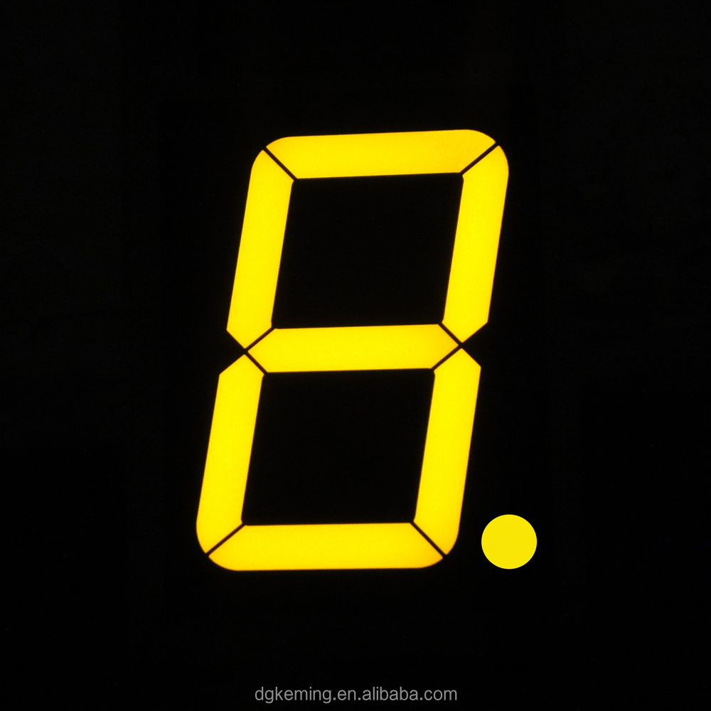 Dongguan bright led single 1 digit 5 inch big led 7 segment display