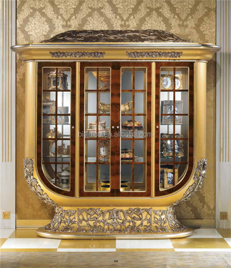 Europese nieuwe klassieke luxe design woonkamer kast scherm ...