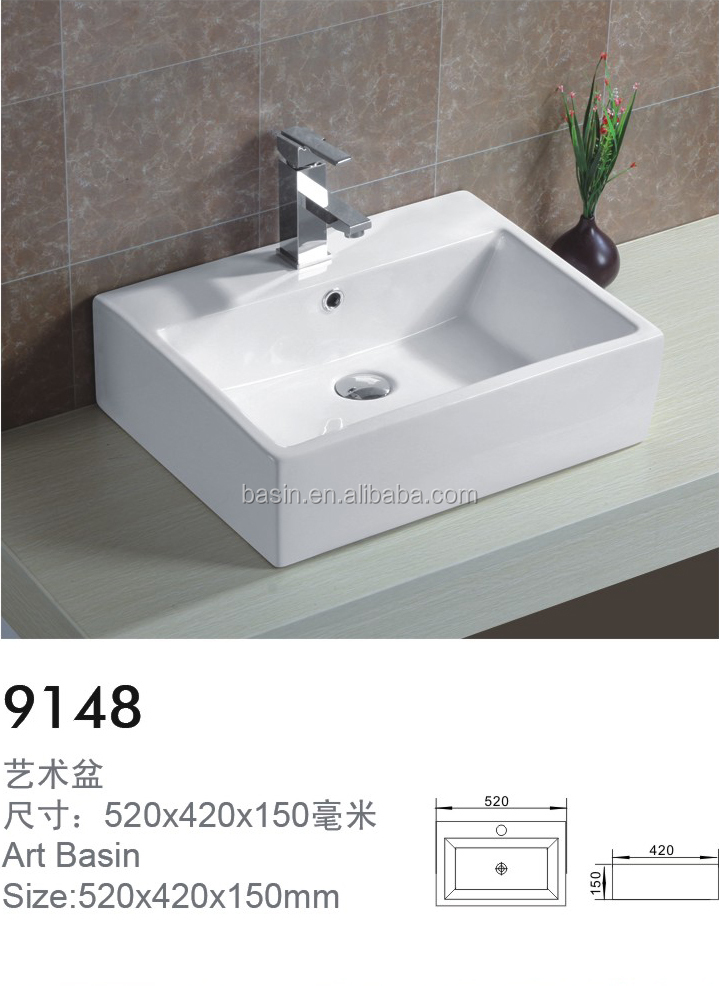 新しいデザインのバスルームyj9148カウンタアート上記部屋をダイニングのためのデザイン洗面台仕入れ・メーカー・工場
