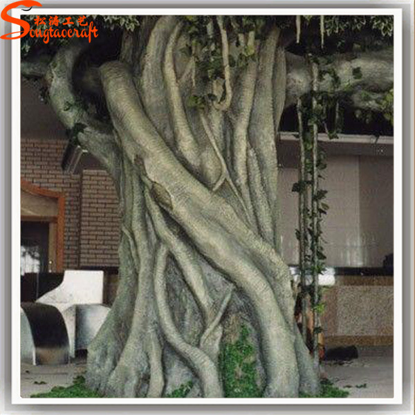 Alibaba China Realistic Artificial Tree Bark Without Leaves Plastic