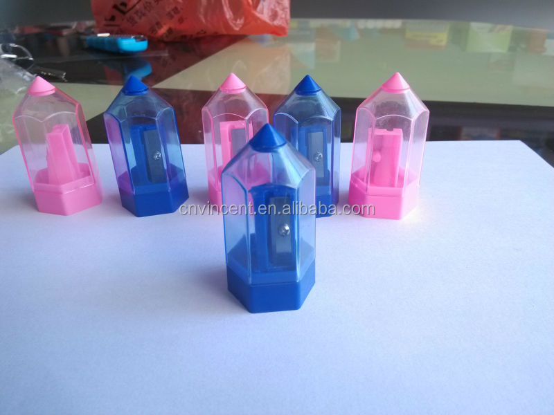 Manganese steel pencil shape plastic color pencil sharpener問屋・仕入れ・卸・卸売り