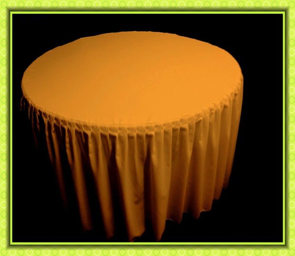 ラウンドのポリエステルのテーブルのスカート熱い販売高品質の安い価格仕入れ・メーカー・工場