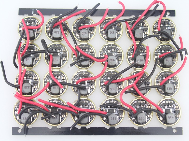 Led Torch Circuit Board 16.8mmx5.5mm 18v 5w Led Driver For 1xcree Led