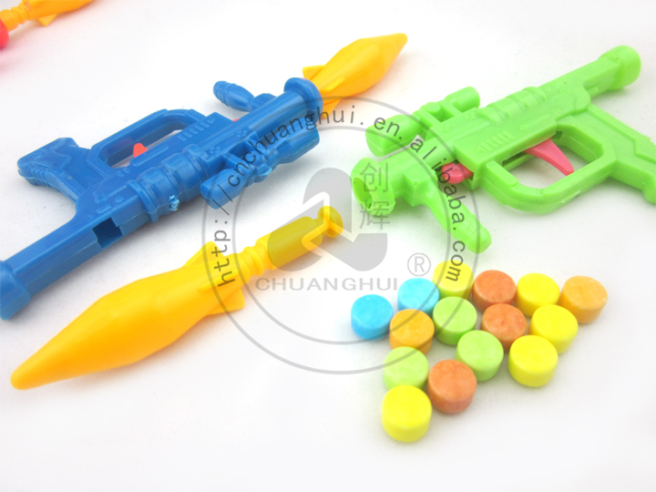 Arminha De Brinquedo Mini Bazuca Pistola Lança Missil Arma
