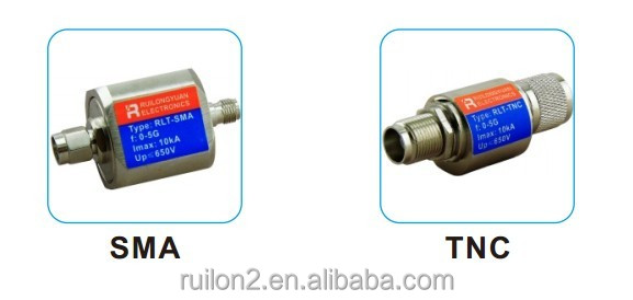 dc6ghzのアレスターとＮ同軸避サージプロテクタ、 f、 u、 din、 bnc、 smatncアダプタコネクタ仕入れ・メーカー・工場