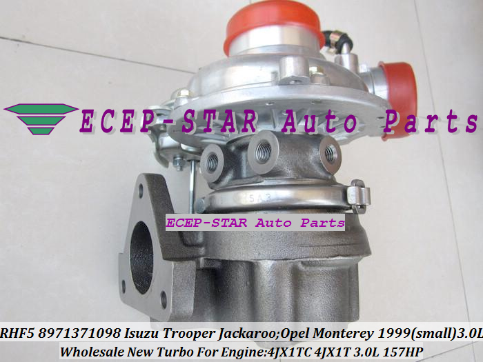 RHF5 098 8971371098 Turbo Turbocharger For ISUZU Trooper 1999-04 HOLDEN Jackaroo OPEL Monterey 4JX1TC 4JX1T 3.0L 157HP (5)