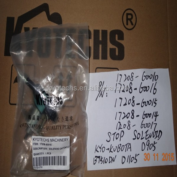 EXCAVATOR STOP SOLENOID FOR 17208-60010 17208-60016 17208-60015 17208-60014 17208-60017 KYOTECHSKUBOTA D905 B7510DN D1105.jpg