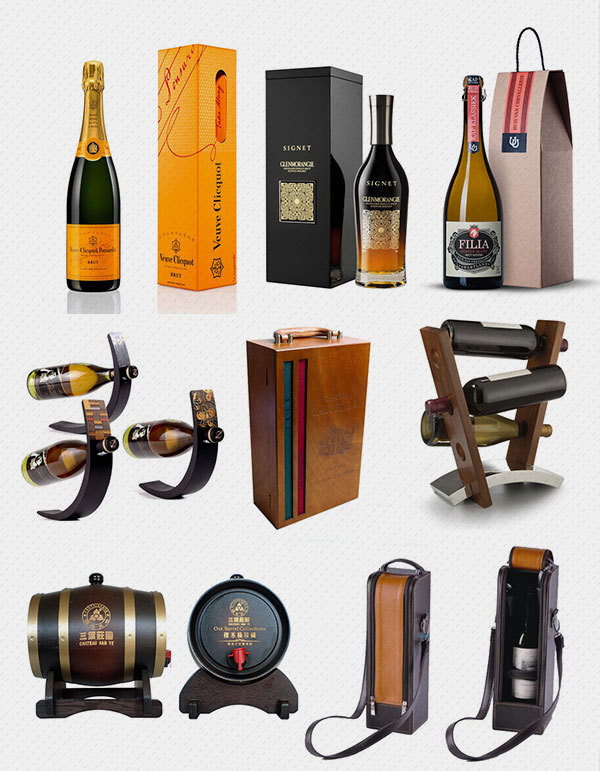 2014 hot sell X-362 paper folding red wine flocking boxes