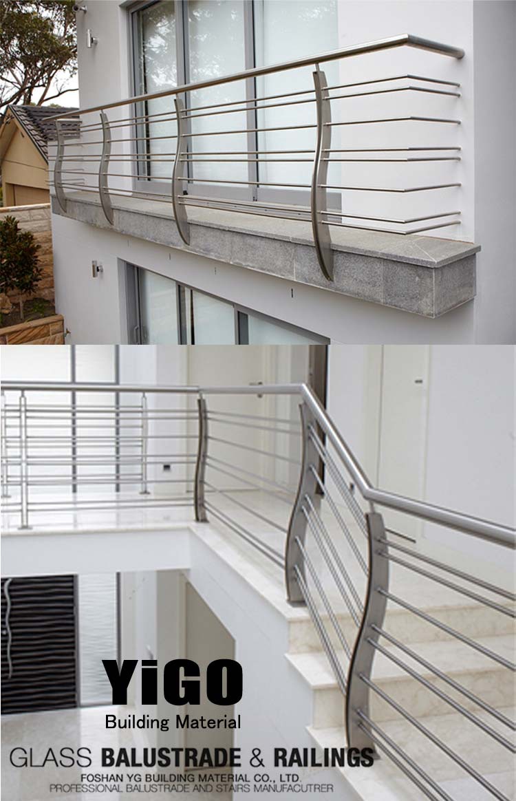 De prijzen van roestvrij staal balkon reling/balkon balustrade van ...