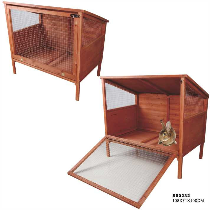 屋外2ストーリー大型木製ウサギのケージ、ウサギハウス、ウサギ小屋/安いウサギのケージ仕入れ・メーカー・工場