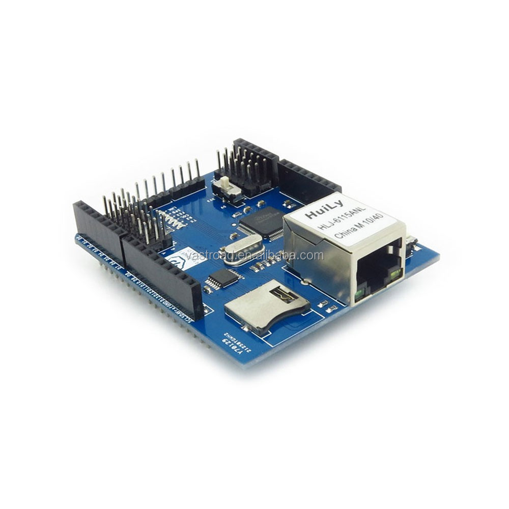 シールドv1.0vrtw5100イーサネットpoe対応とマイクロ- ためのsdカードスロット2009年duemilanovearduinouno仕入れ・メーカー・工場